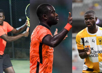 VIDEO: China-based Ghanaian winger Frank Acheampong throws Tennis challenge to Asamoah Gyan, Jonathan Mensah fully in support