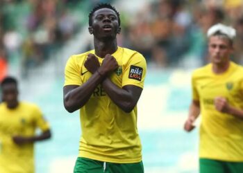 Ghanaian forward Henry Addo thanks teammates for brace in first league game of the season