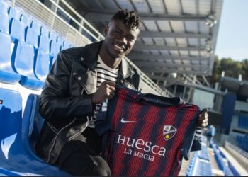 Spanish side SD Huesca extend Ghana’s Samuel Obeng Gyabaa’s loan deal