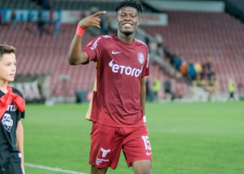 Video: Emmanuel Yeboah scores first goal of the season in CFR Cluj win