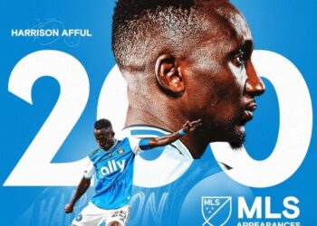Milestone: Ghana’s Harrison Afful makes 200 appearances in MLS