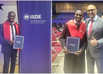 Photos: Ex-Kotoko star Yussif Chibsah bags Masters Degree in International Sports Law from ISDE in Madrid