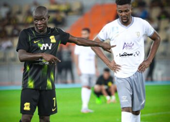 Ghanaian midfielder Bernard Mensah shines for Al Taee against Al Ittihad