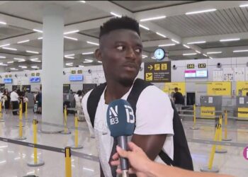 Check out VIDEO of Ghana midfielder Baba Iddrisu flying to Andalusia to seal UD Almeria 3-year deal