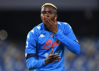 Nigeria star player Victor Osimhen makes it three goals from two matches in Serie A for Napoli
