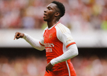 VIDEO: Watch Eddie Nketiah’s goal in Arsenal victory over Nottingham Forest