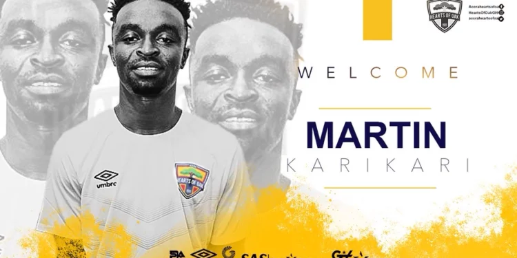 Hearts of Oak confirm signing midfielder Martin Karikari from Asekem FC