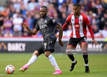Crystal Palace celebrate Jordan Ayew after Sheffield United masterclass