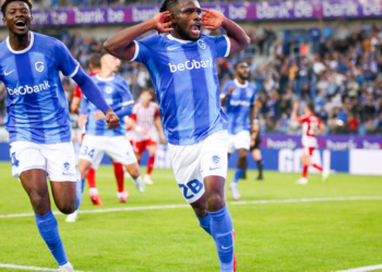 Ghana winger Joseph Paintsil on target, shown red card as Olympiacos surprise KRC Genk at home