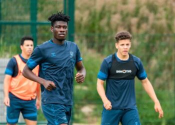 Ghanaian forward Emmanuel Yeboah  starts training with new club Brondby IF