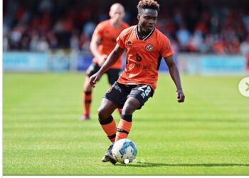Ghanaian midfielder Mathew Anim Cudjoe HAPPY with his assist in Dundee United’s win