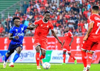 Former Asante Kotoko captain Richard Boadu in ecstacy after Al Ahly’s CAF Champions League qualification over Enyimba