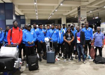 Liberia lands in Ghana for International Friendly in Accra on Tuesday