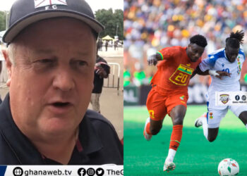 VIDEO: West Ham fan travelled from London to Kumasi to watch Kudus play for Ghana against CAR