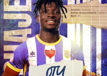 Ghanaian winger Joseph Otu joins Arandina CF from Alaves