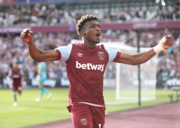 Ghana’s starboy Kudus Mohammed scores first EPL goal against Newcastle for West Ham United