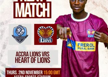 Ghana Premier League Preview: The Battle of Lions see Accra Lions host Heart of Lions on Thursday
