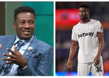 What Asamoah Gyan said after Mohammed Kudus’ debut Premier League goal against Newcastle