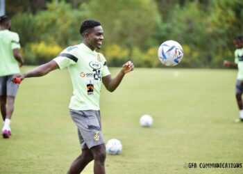 VIDEO: Watch Ernest Nuamah’s sumptuous goal at Black Stars camp ahead of Mexico game