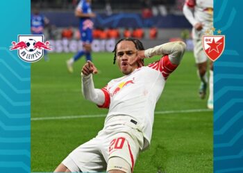 RB Leipzig beat Osman Bukari’s Red Star Belgrade 3-1 in UEFA Champions League