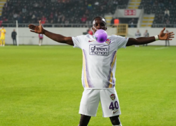 Ghanaian midfielder Prince Ampem scores and assists as Eyupspor beat Corum in Turkish Lig 1