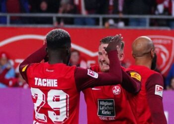 Ghanaian forward Richmond Tachie provides assist in Kaiserslautern’s six-goal thriller against Hamburg