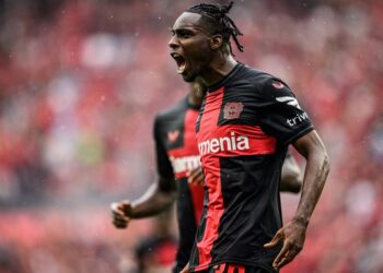 Ghanaian Jeremie Frimpong scores in Leverkusen’s away win at Breman