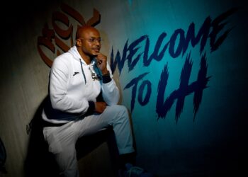 PHOTOS: French Ligue 1 side Le Havre unveil new signing Andre Ayew