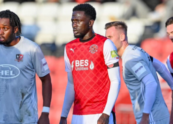 UK-based Ghanaian midfielder Brendan Wiredu scores 2nd league goal of the season as Fleetwood defeat Exeter