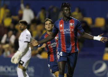 Ghanaian forward Samuel Obeng Gyabaa happy to score winner for Huesca at Amorebieta in Spain