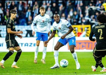 Ghanaian defender Patrick Kpozo grabs assist in Banik Ostrava’s defeat to Slavia Prague