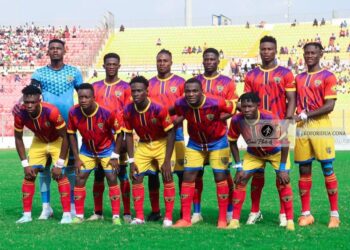 Coach Abdul Bashiru names Hearts of Oak starting XI to face Nations FC; Nurudeen Aziz, Suraj, Salifu, others start