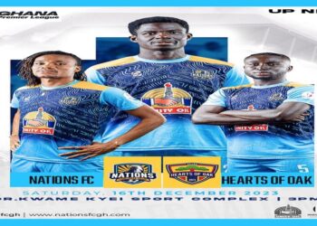 Ghana Premier League Preview: In-form Nations FC host Hearts of Oak at Abrankese