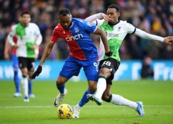 VIDEO: Crystal Palace star Jordan Ayew sees red against Liverpool in EPL