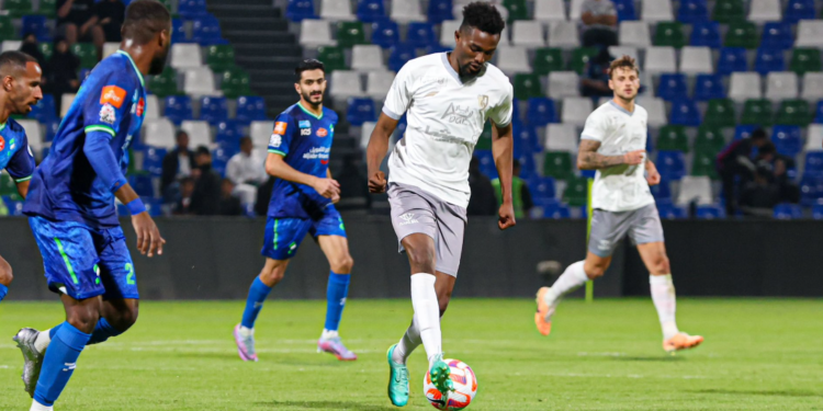 Bernard Mensah scored ninth league goal for Al Tai in Saudi Arabia Pro League