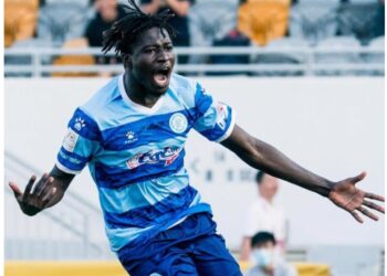 Ghana forward Yakubu Nassam Ibrahim scores again in Hong Kong Rangers win over Lee Man Warriors