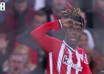 Video: Watch Ghana’s Inaki Williams younger brother, Nico Williams scores a spectacular goal for Bilbao against Atletico Madrid