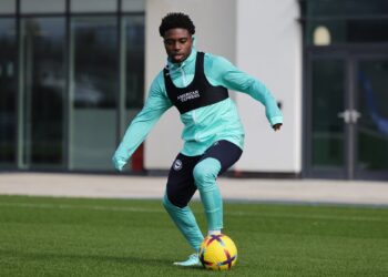 Fit-again Tariq Lamptey returns to training with Brighton & Hove Albion