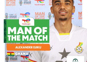 2023 AFCON: Alexander Djiku named MoTM in Black Stars defeat to Cape Verde