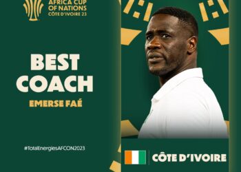 2023 AFCON: Emerse Fae wins Best Coach of the tournament