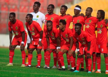 Richmond Lamptey leads Asante Kotoko’s 20-man traveling squad for Heart of Lions clash