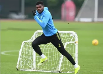 Thomas Partey returns to Arsenal training, nears comeback