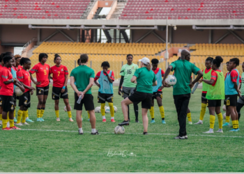 Black Queens hold first training in Accra ahead of Zambia qualifier