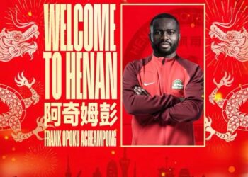 Ghana ace winger Frank Acheampong completes mega transfer move to Chinese side Henan FC