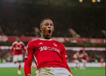 Ghana target Callum Hudson-Odoi scores for Nottingham against West Ham in Premier League