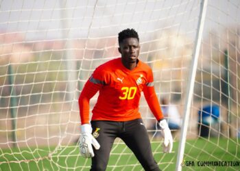 PHOTOS: Kotoko goalkeeper Frederick Asare trains with the Black Stars for the first time ahead of Nigeria, Uganda friendlies