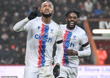 Ghanaian duo Jeffrey Schlupp and Jordan Ayew nearing Crystal Palace legend status, named among top five players with most EPL appearances