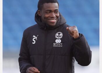 VIDEO: Kwame Poku reacts after netting match winner for Peterborough United against Exeter City