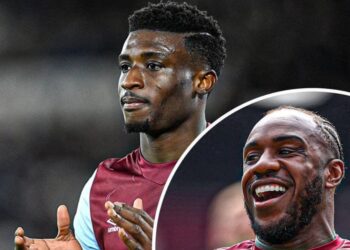 West Ham United star Michail Antonio ‘SALIVATES’ over Ghanaian sensation Kudus Mohammed