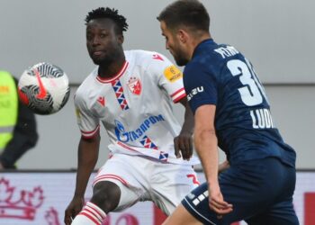 Video: Watch Ghanaian forward Osman Bukari’s strike against TSC Backa Topola for Red Star Belgrade